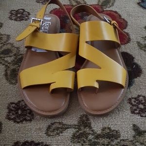 Yellow sandals